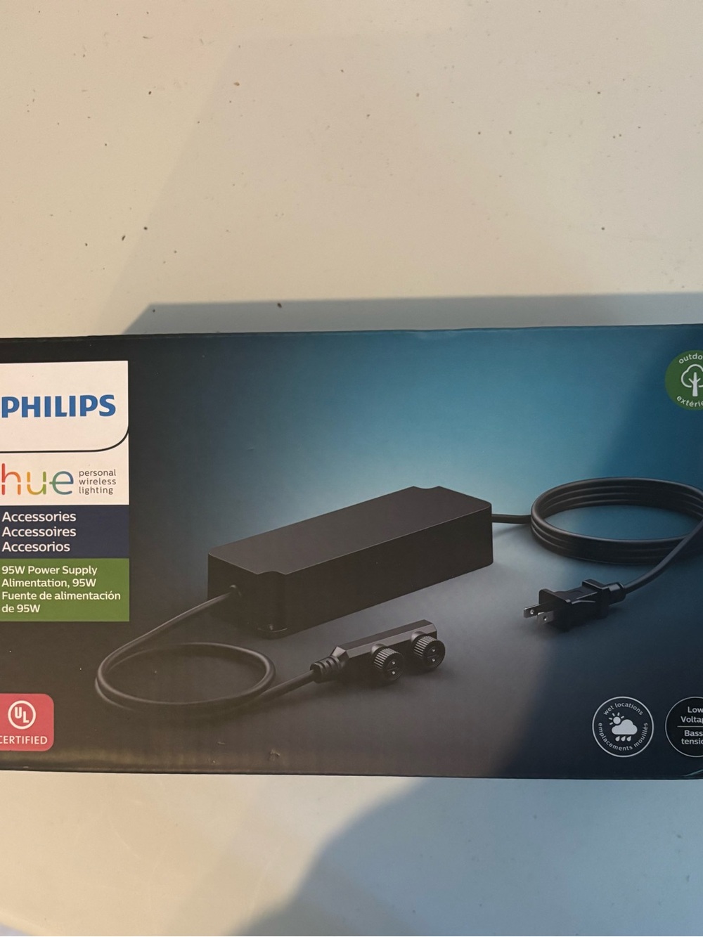 Philips Hue Power Supply Adapter - White and Green Accents